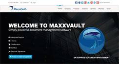 Desktop Screenshot of maxxvault.com